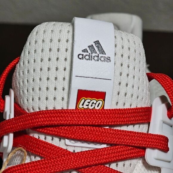 Adidas Ultraboost Lego Shoes Red White DNA Running H67955 Primeknit Size 9.5 New - Picture 11 of 17